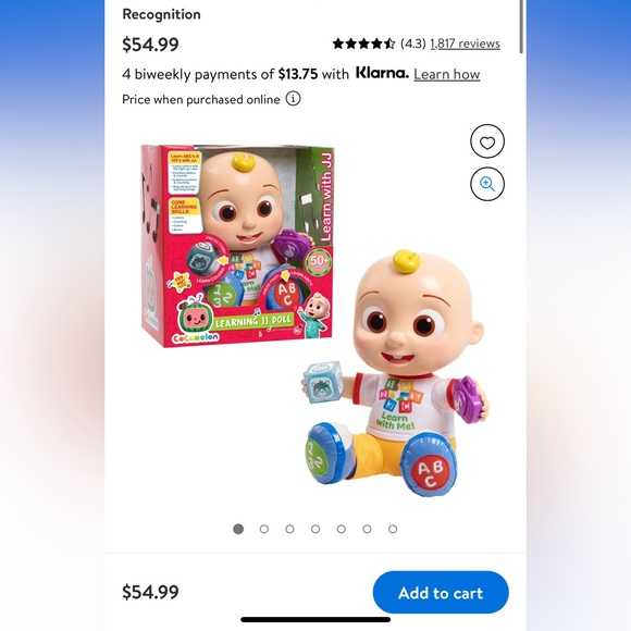 Cocomelon learning jj doll learn abc with jj 50 plus learning phrases - Picture 3 of 3